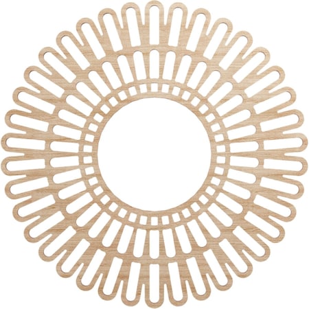 Ekena Millwork Cornelius Wood Fretwork Pierced Ceiling Medallion, Alder, 24"OD x 8 7/8"ID x 1/4"T CMWP24X0250CRAL
